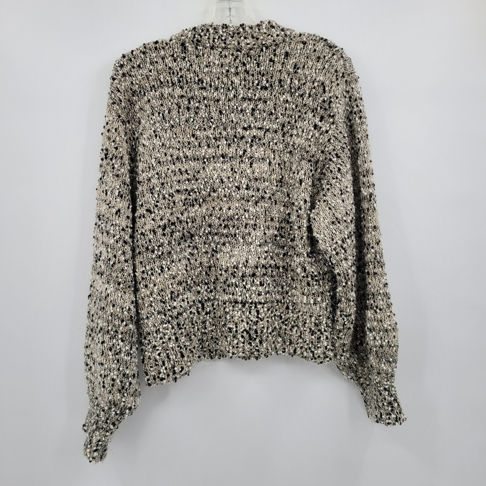 Anthropologie Moon River Oversied Loose Knit Puffy Sleeves Cozy Sweater - Picture 5 of 9